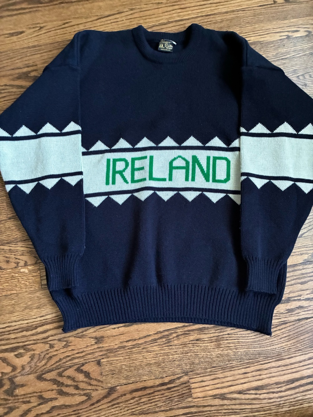 Vintage Blarney Castle Knit Ireland Sweater